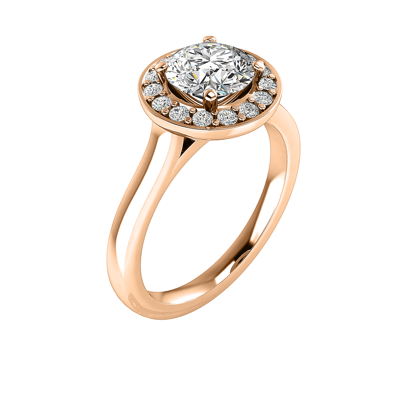Layla Halo Engagement Ring