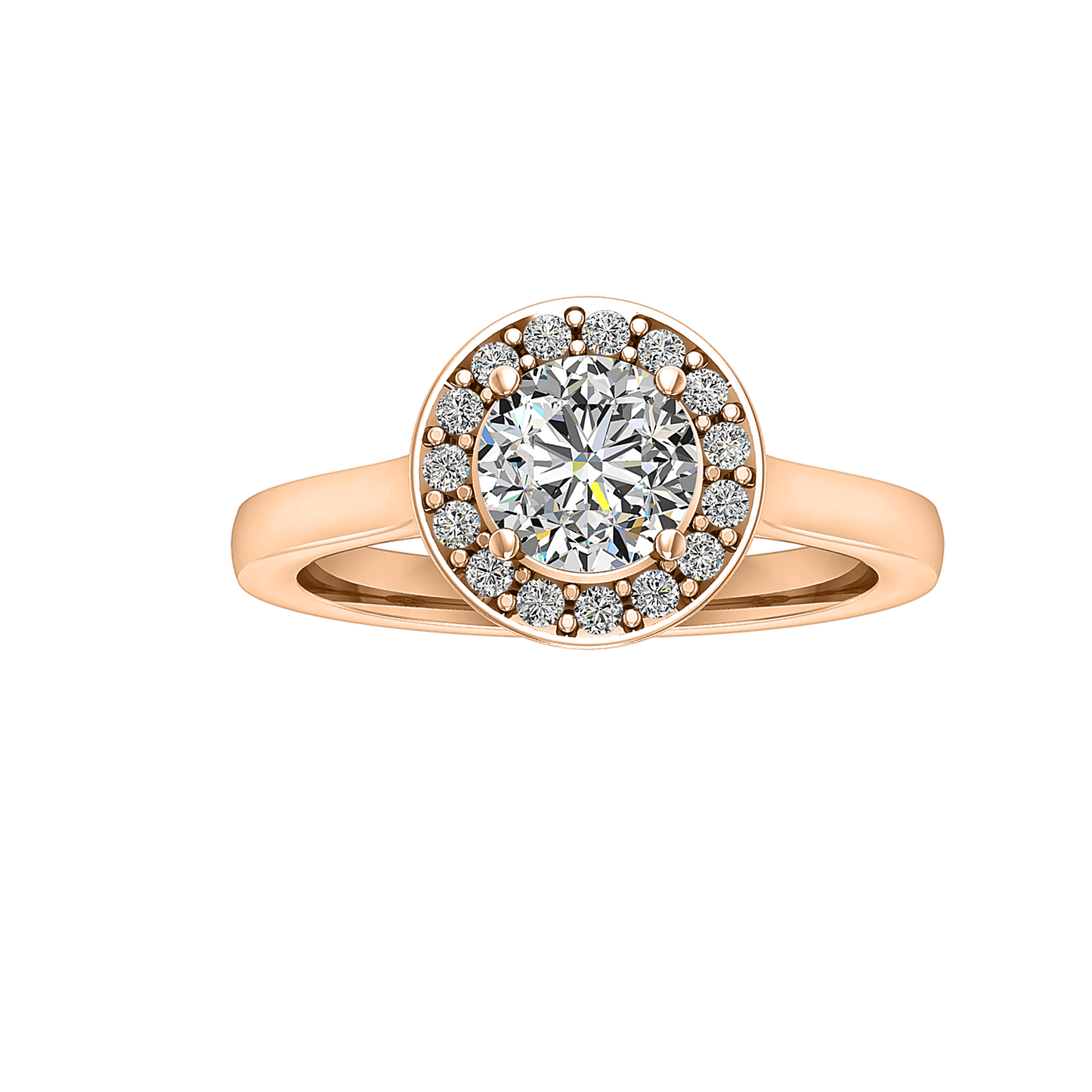 Layla Halo Engagement Ring