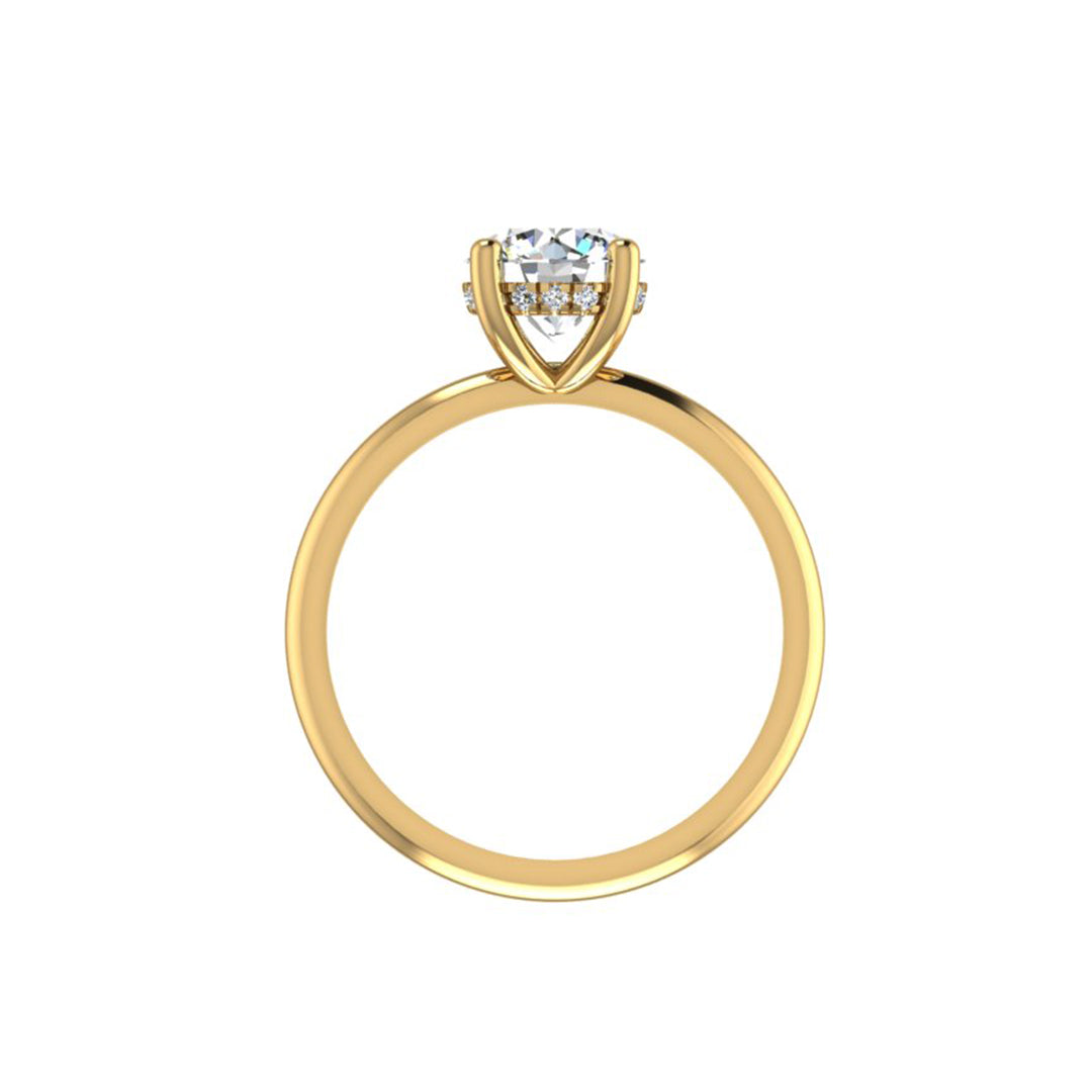 Savannah Hidden Halo Engagement Ring