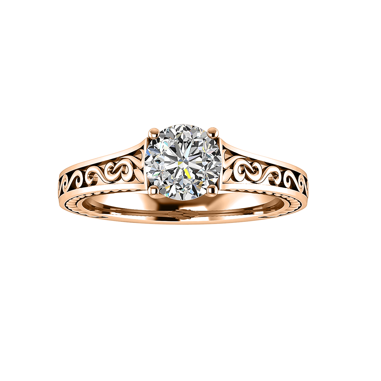 Emma 4 Prong Solitaire Engagement Ring