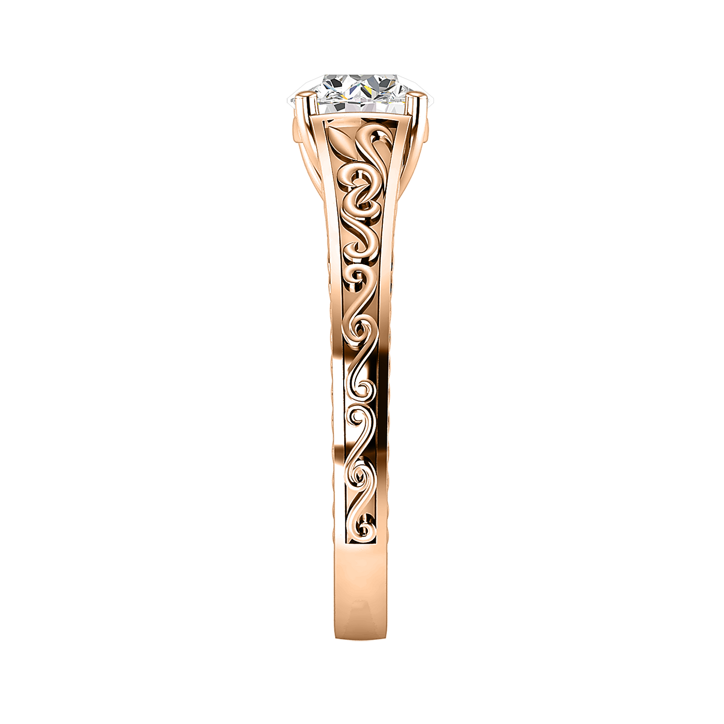Emma 4 Prong Solitaire Engagement Ring