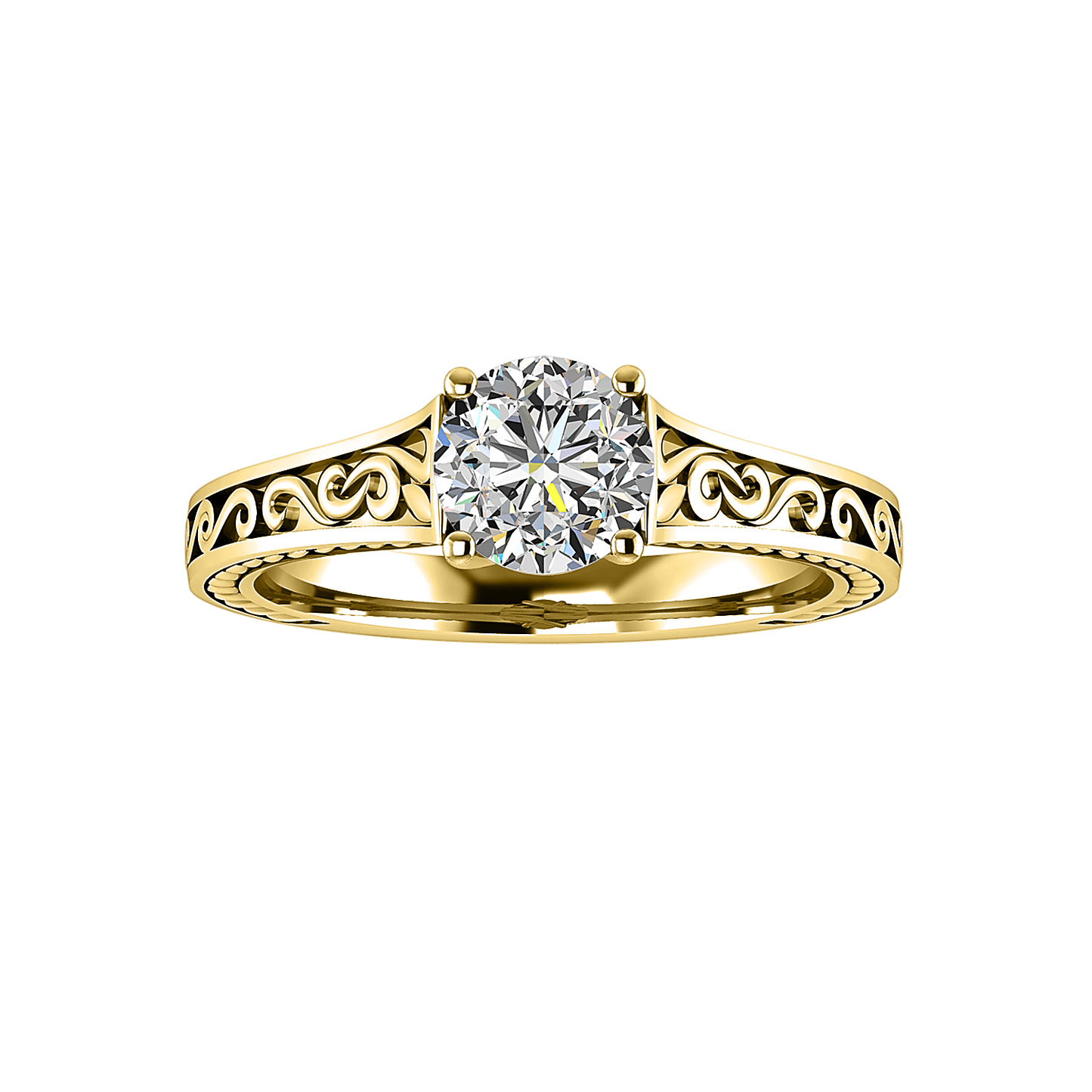Emma 4 Prong Solitaire Engagement Ring