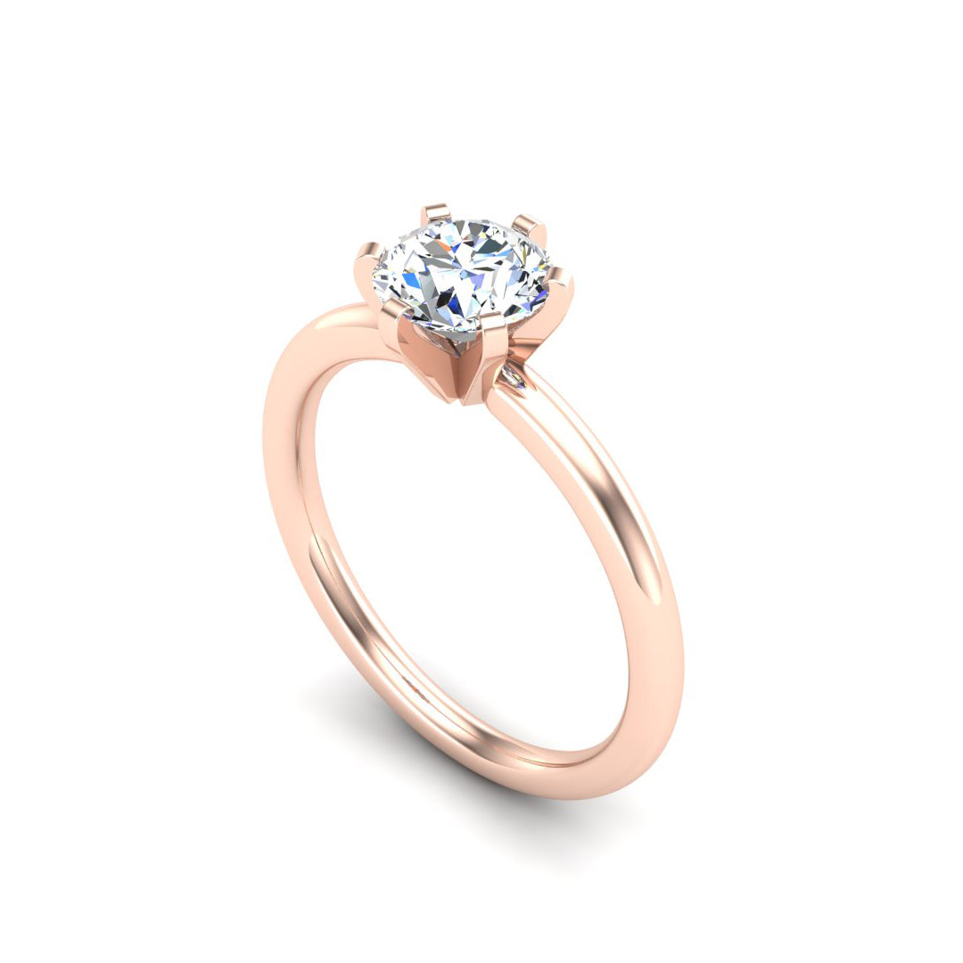 Ilana 6 Prong Solitaire Engagement Ring