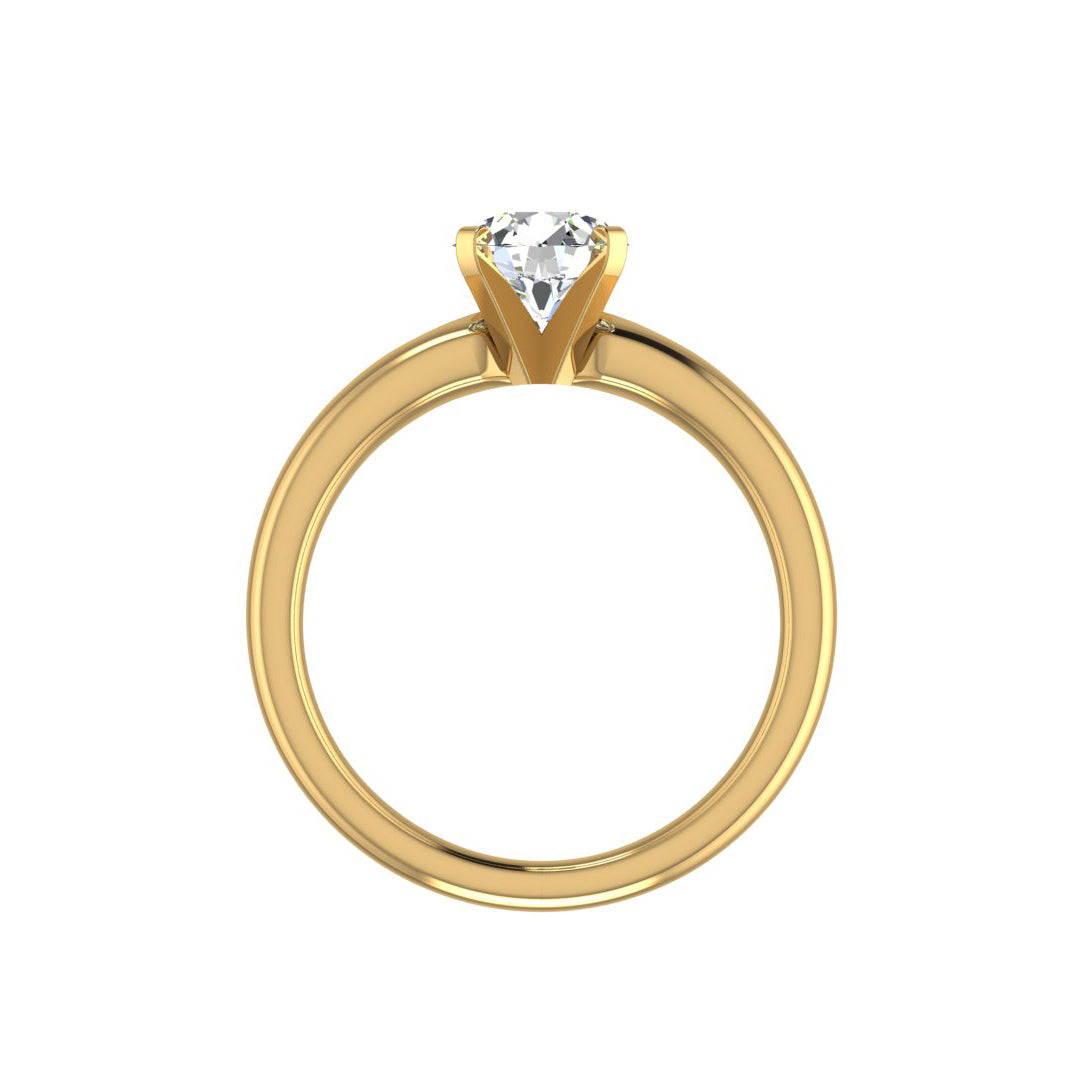 Lillian 4 Prong Solitaire Engagement Ring