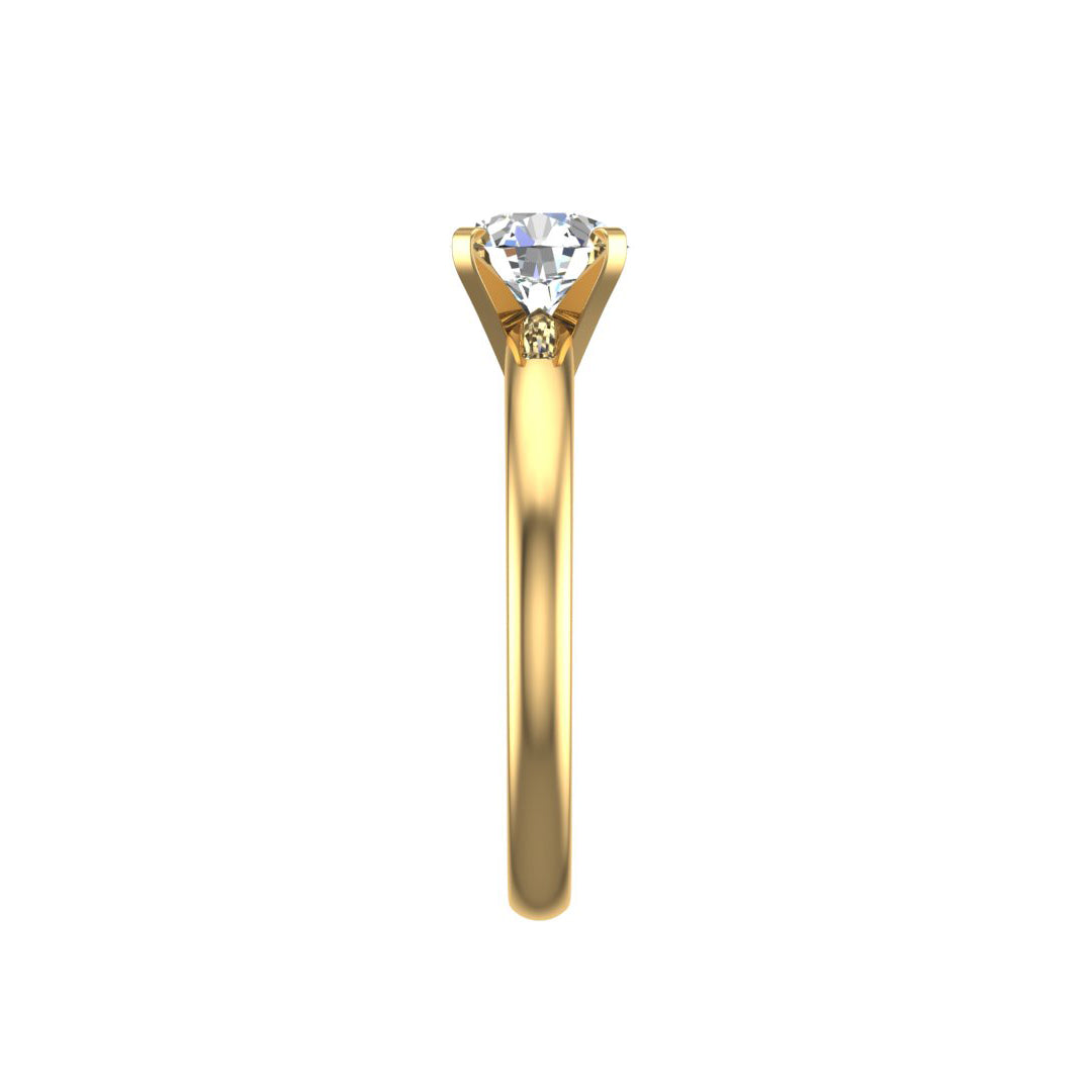 Lillian 4 Prong Solitaire Engagement Ring