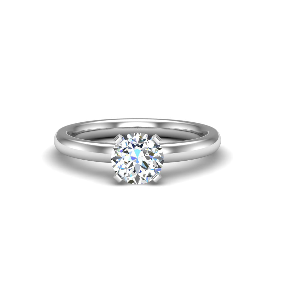 Lillian 4 Prong Solitaire Engagement Ring