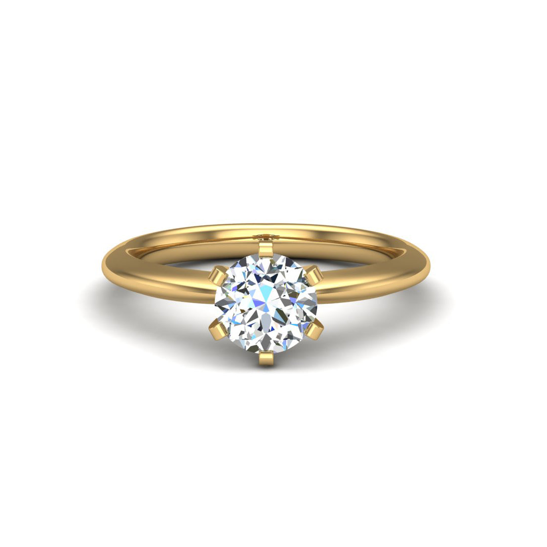 Maria 6 Prong Solitaire Engagement Ring