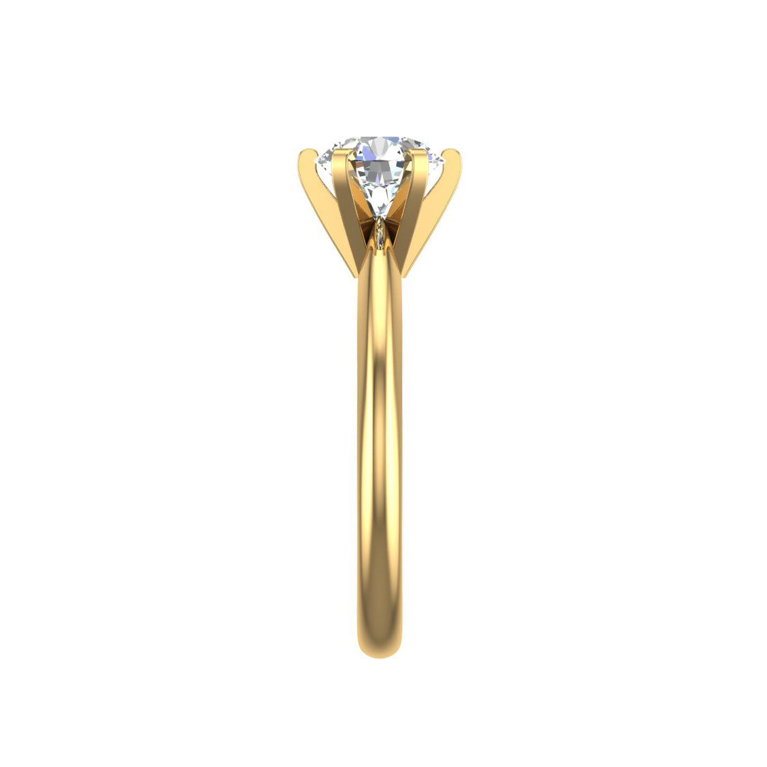 Maria 6 Prong Solitaire Engagement Ring