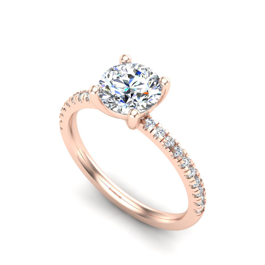 Kennedy Pave Engagement Ring