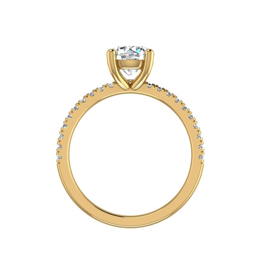 Kennedy Pave Engagement Ring