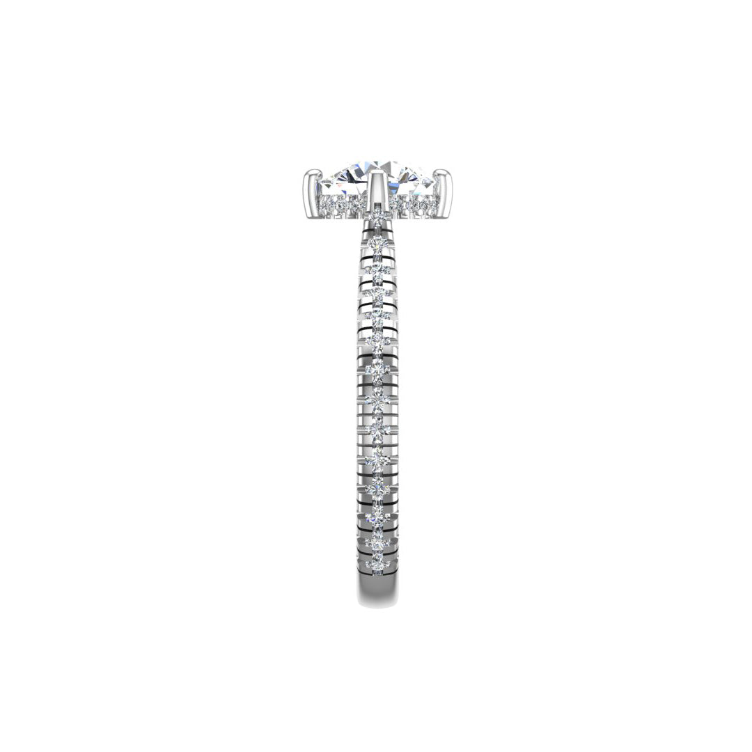 Madelyn Hidden Halo Engagement Ring