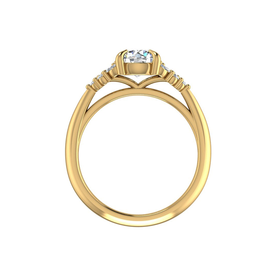 Allison Accented Engagement Ring
