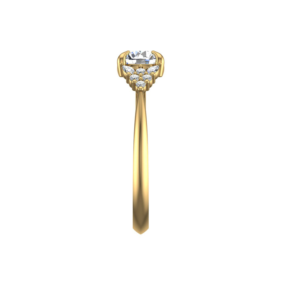 Allison Accented Engagement Ring