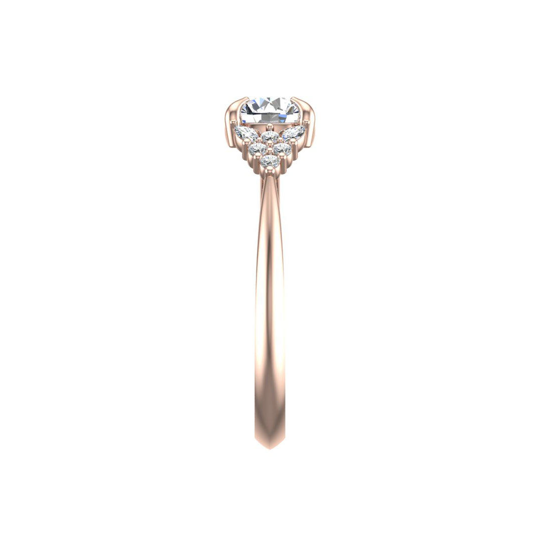 Allison Accented Engagement Ring