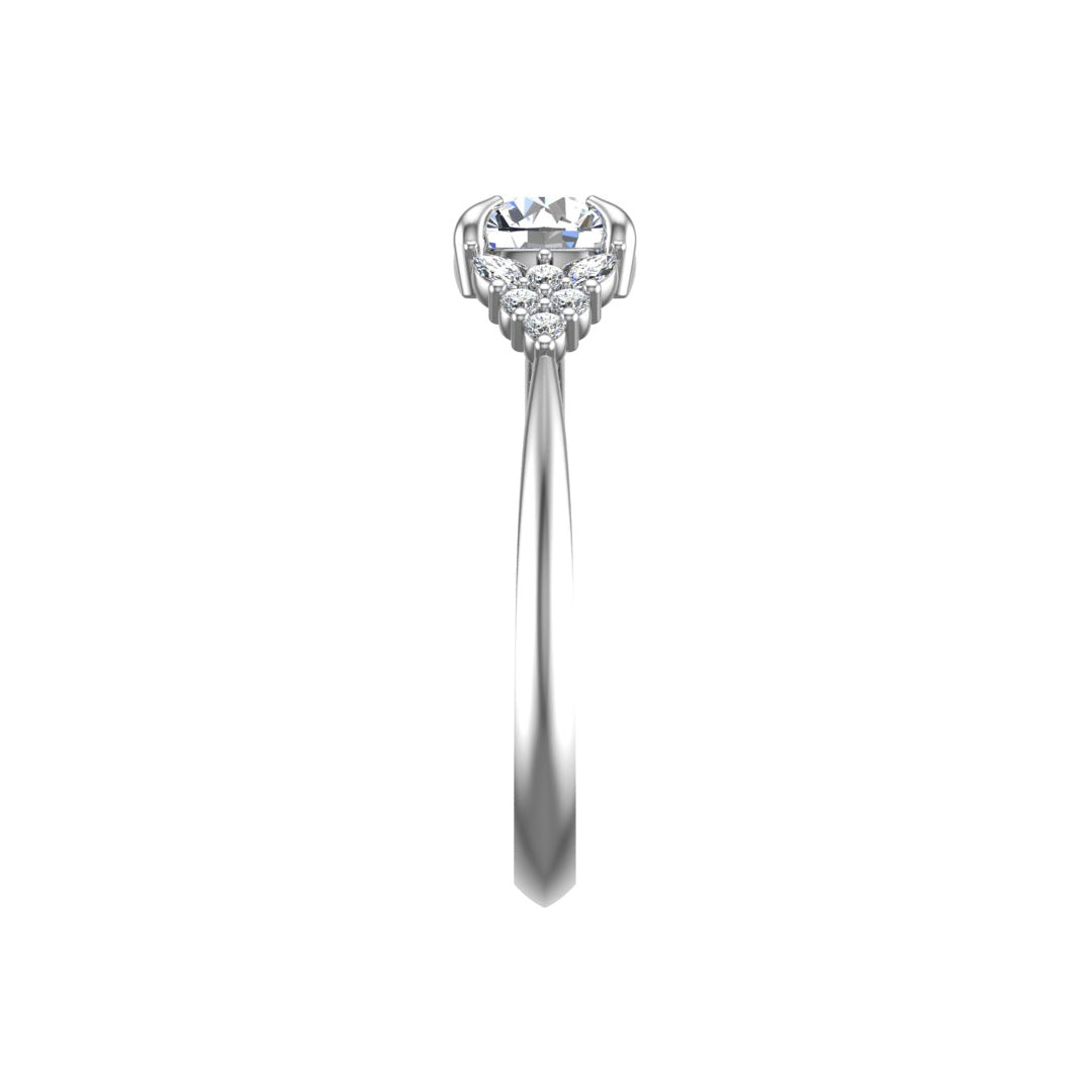 Allison Accented Engagement Ring