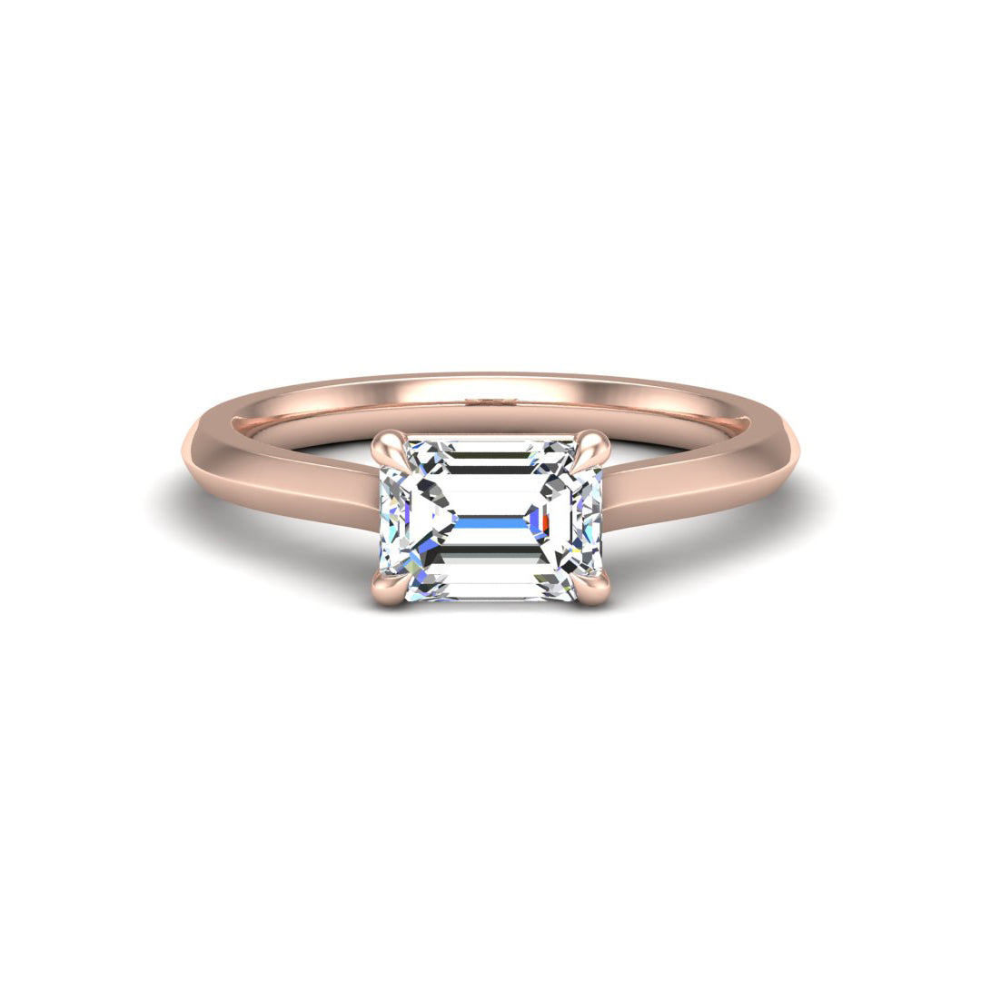 Ayesha 4 Prong Ayesha 4 Prong East-West Solitaire Engagement Ring