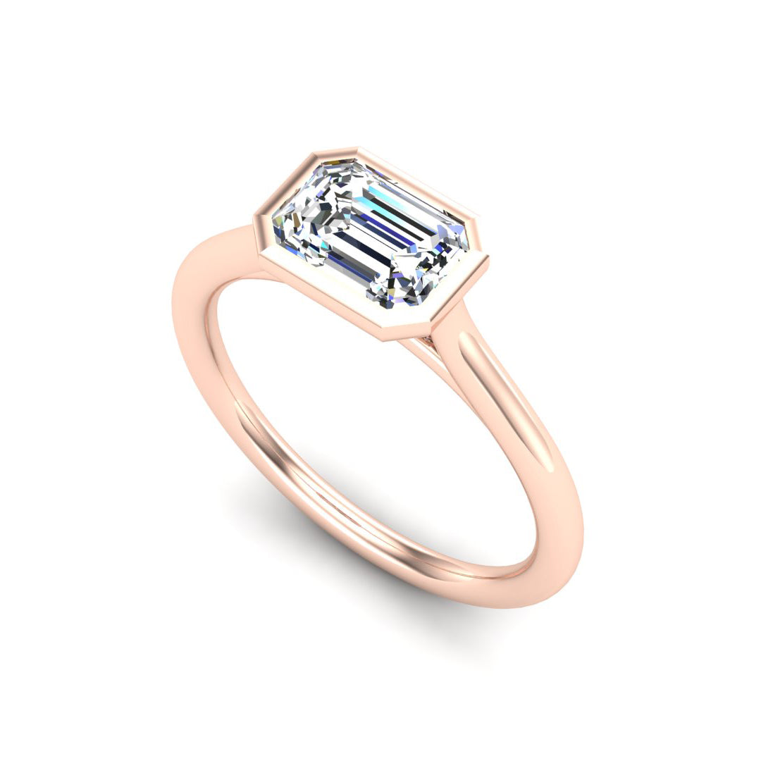 Harper Bezel Cathedral Solitaire