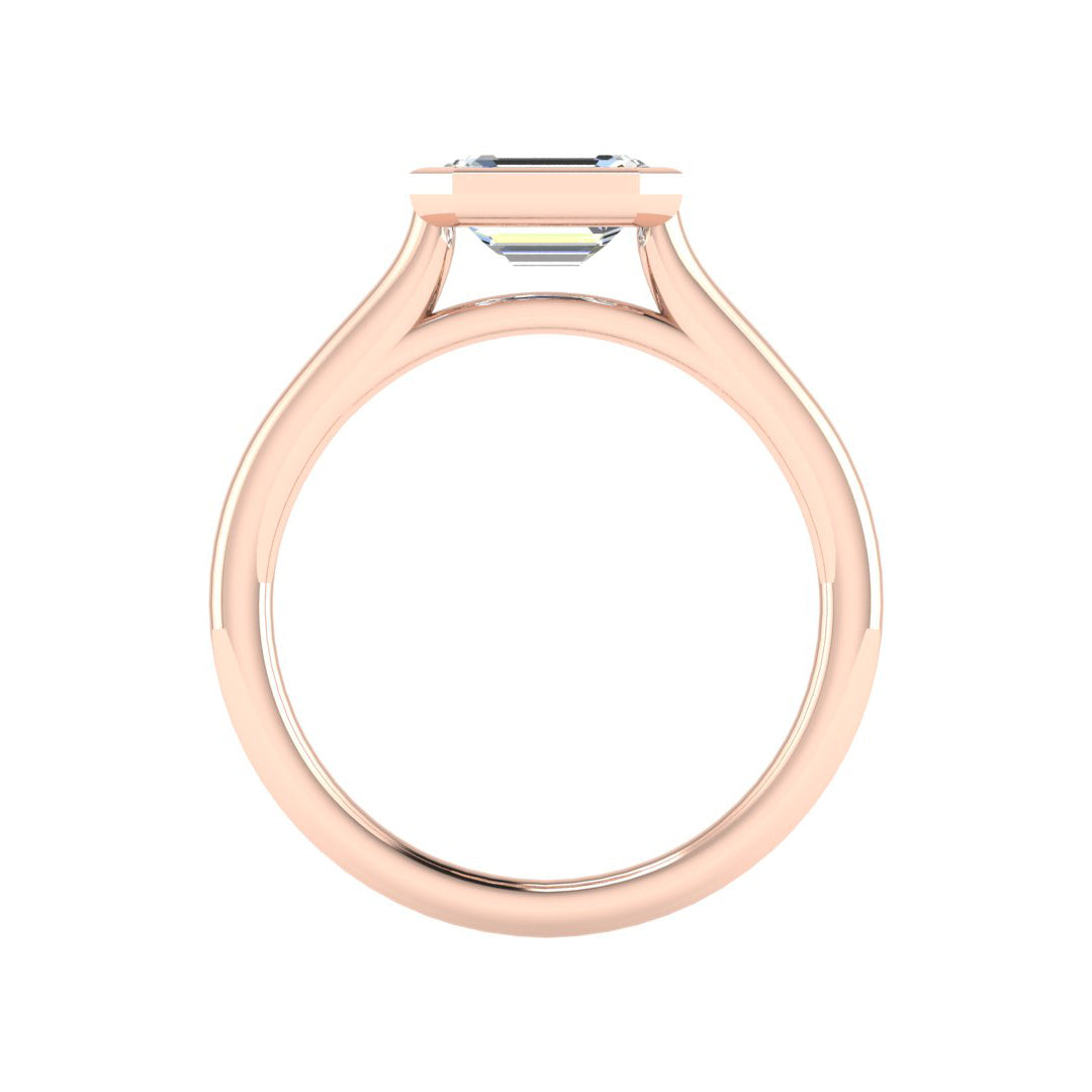 Harper Bezel Cathedral Solitaire