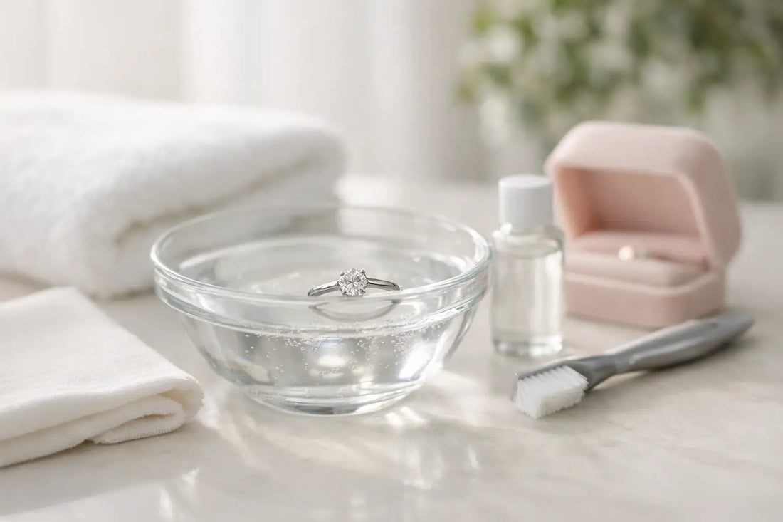 How to Clean Engagement Ring Safely