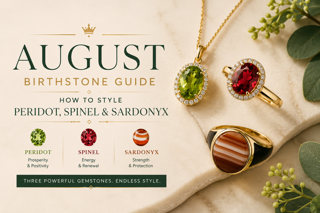 August Birthstone Guide: How to Style Peridot, Spinel & Sardonyx