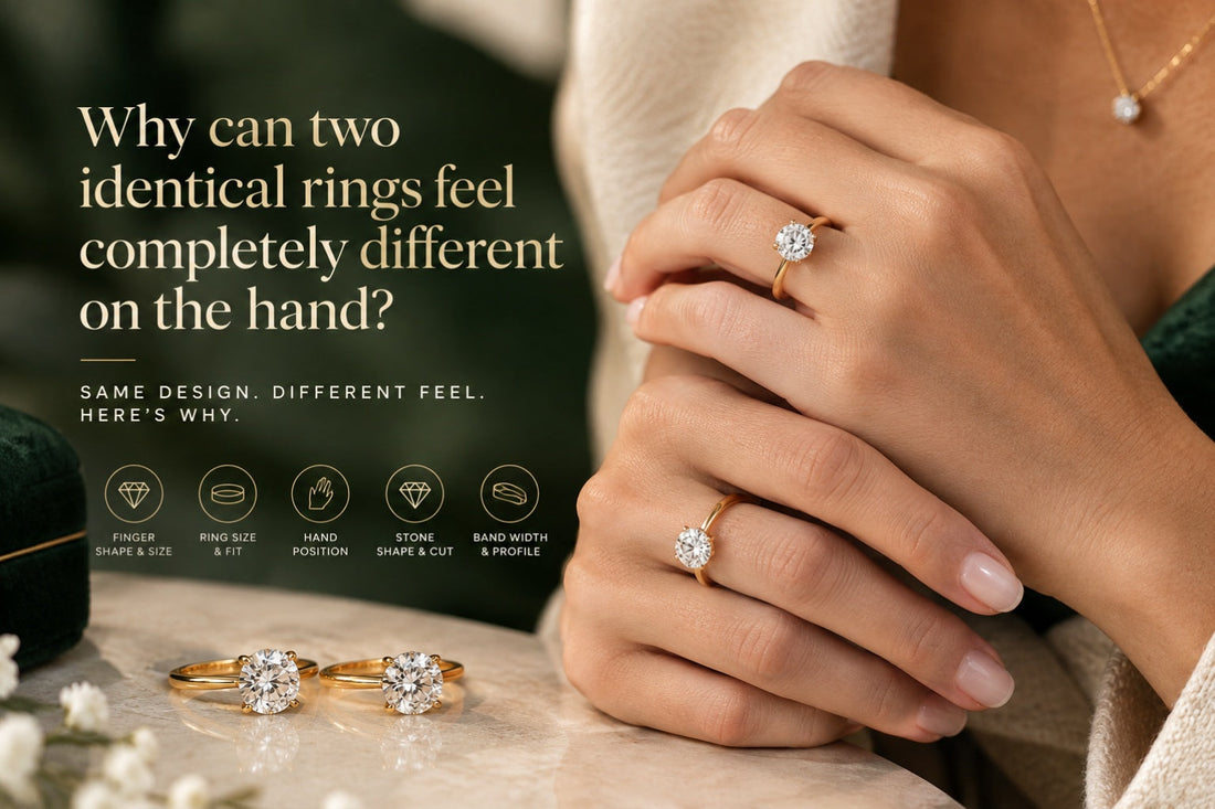 Why can two identical rings feel completely different on the hand?