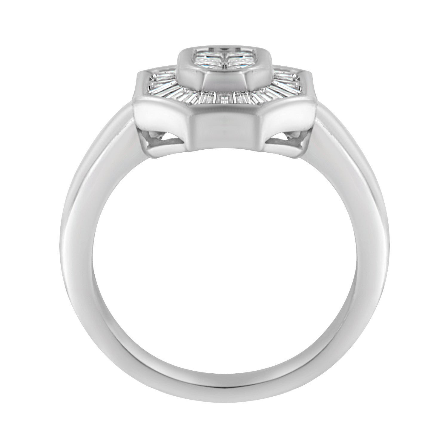 14k-white-gold-1.00-cttw-baguette-and-princess-cut-diamond-cocktail-art-deco-style-ring-(h-i-color,-si1-si2-clarity)---size-7