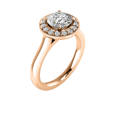 Layla Halo Engagement Ring