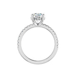 Gabriella Pave Hidden Halo Engagement Ring