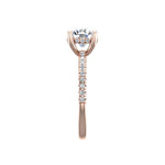 Gabriella Pave Hidden Halo Engagement Ring