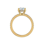 Gabriella Pave Hidden Halo Engagement Ring