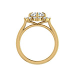 Samantha Marquise Halo Engagement Ring