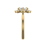 Samantha Marquise Halo Engagement Ring