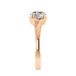 Evelyn Bypass Solitaire Engagement Ring