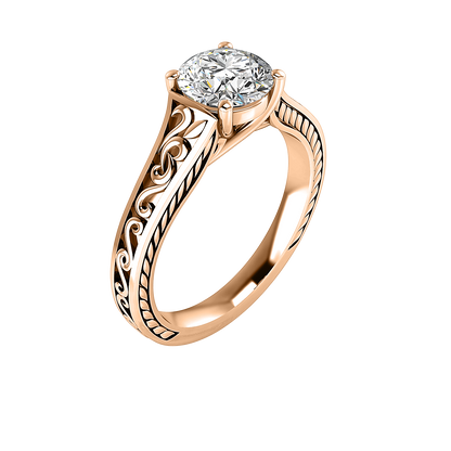 Emma 4 Prong Solitaire Engagement Ring