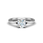Isabella 4 prong solitaire with Split shank