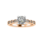 Avery Alternating MQ/RD diamond band