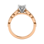 Avery Alternating MQ/RD diamond band