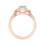 Scarlett Vintage Diamond Crossover Ring