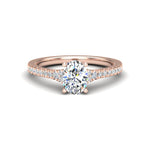 Camila Split Pave Cathedral Engagement Ring