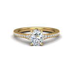 Camila Split Pave Cathedral Engagement Ring