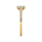 Camila Split Pave Cathedral Engagement Ring