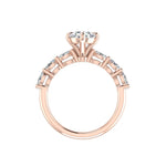 Aubrey Marquise band engagement ring