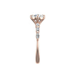 Aubrey Marquise band engagement ring