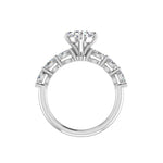Aubrey Marquise band engagement ring