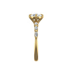 Aubrey Marquise band engagement ring
