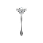 Serenity Accented mil-grain Engagement Ring