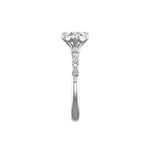 Mila Marquise band engagement ring