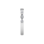 Matching Band for Avery Alternating MQ/RD diamond band