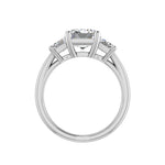 Aaliyah Emerald Three-Stone Engagement ring