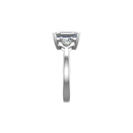 Vanessa Emerald Three-Stone Engagement ring
